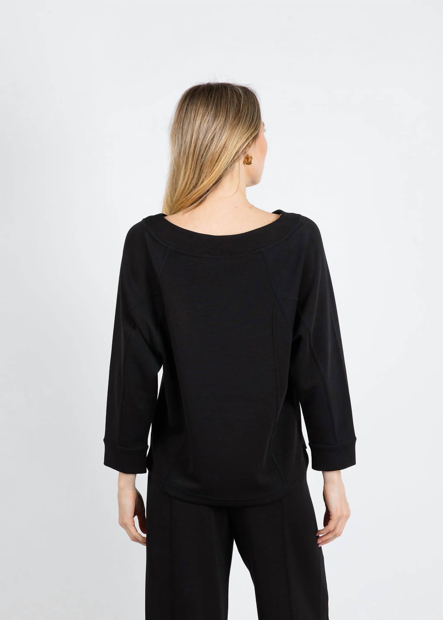 Olivia By Habitat - Border Stitch Pullover Sweater