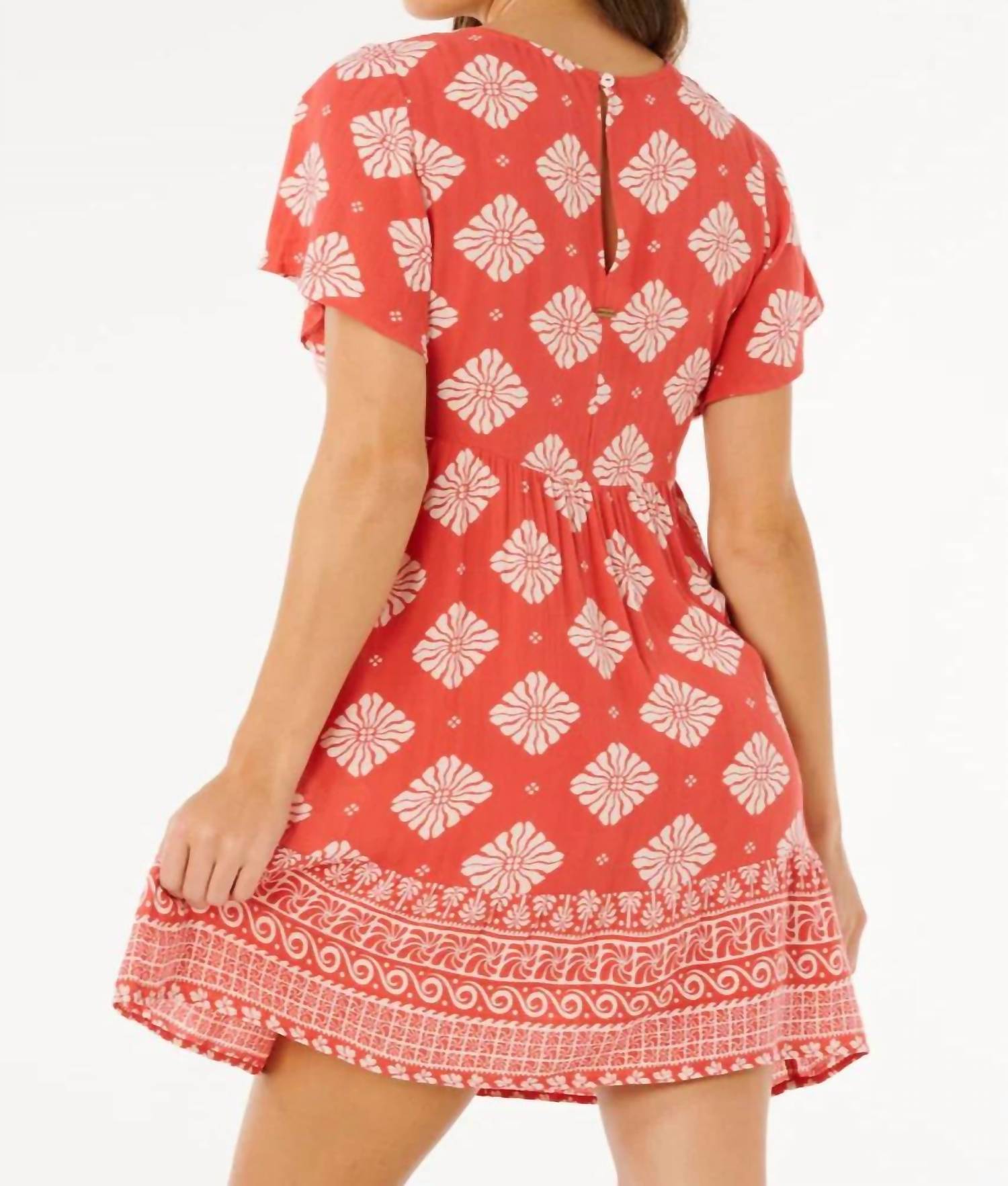 Rip Curl - Ventura Tiered Short Sleeve Dress