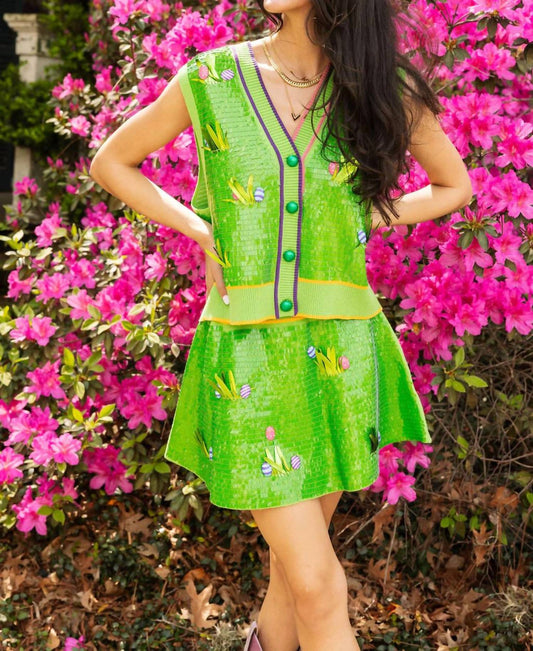 Queen Of Sparkles - Full Sequin Egg Skirt