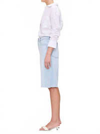 DL1961 - Women's Lucila High Rise Jean Short in poolside - women's shorts - detail view