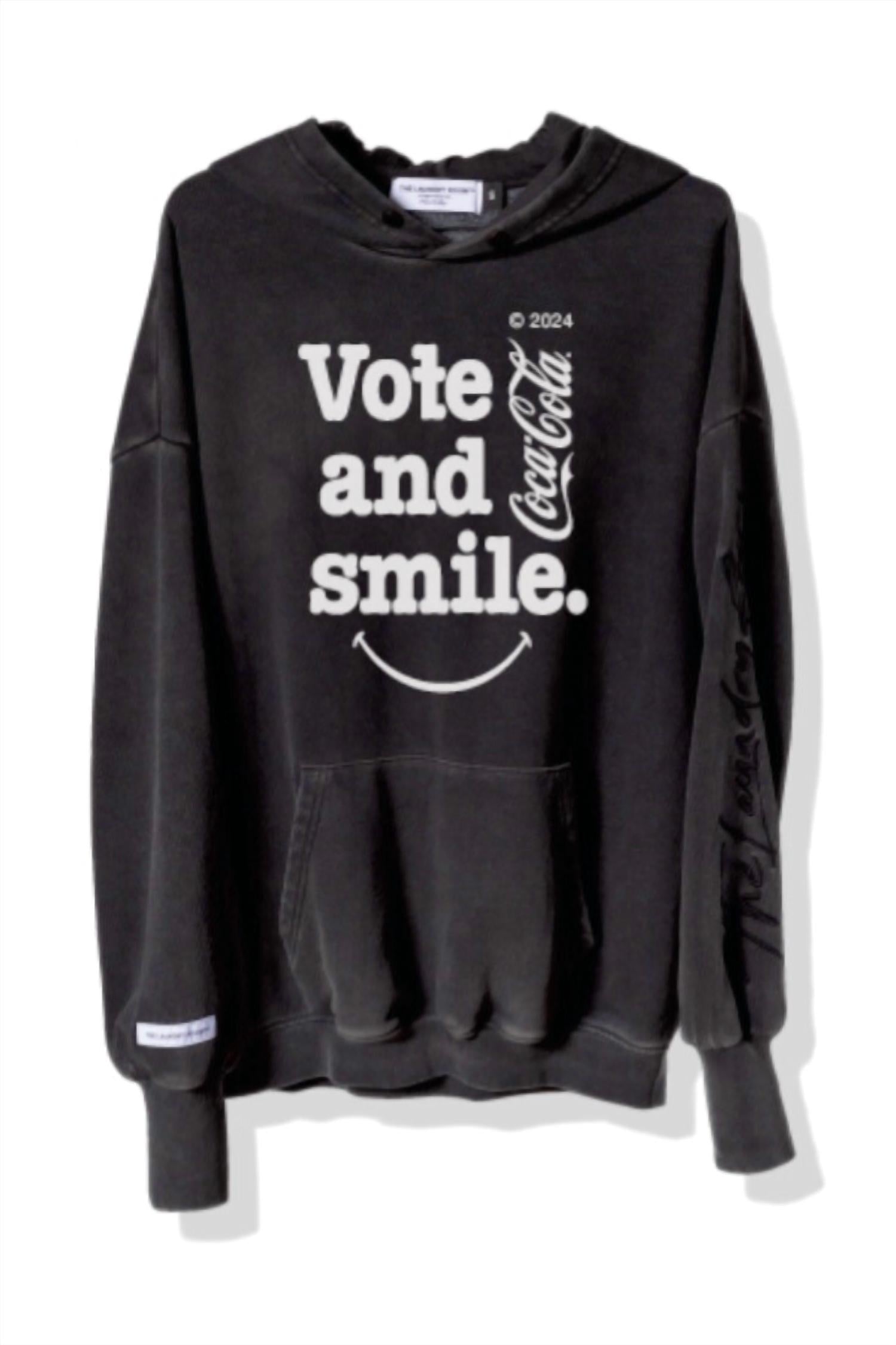 The Laundry Room - Unisex Coca Cola Vote And Smile Hideout Hoodie