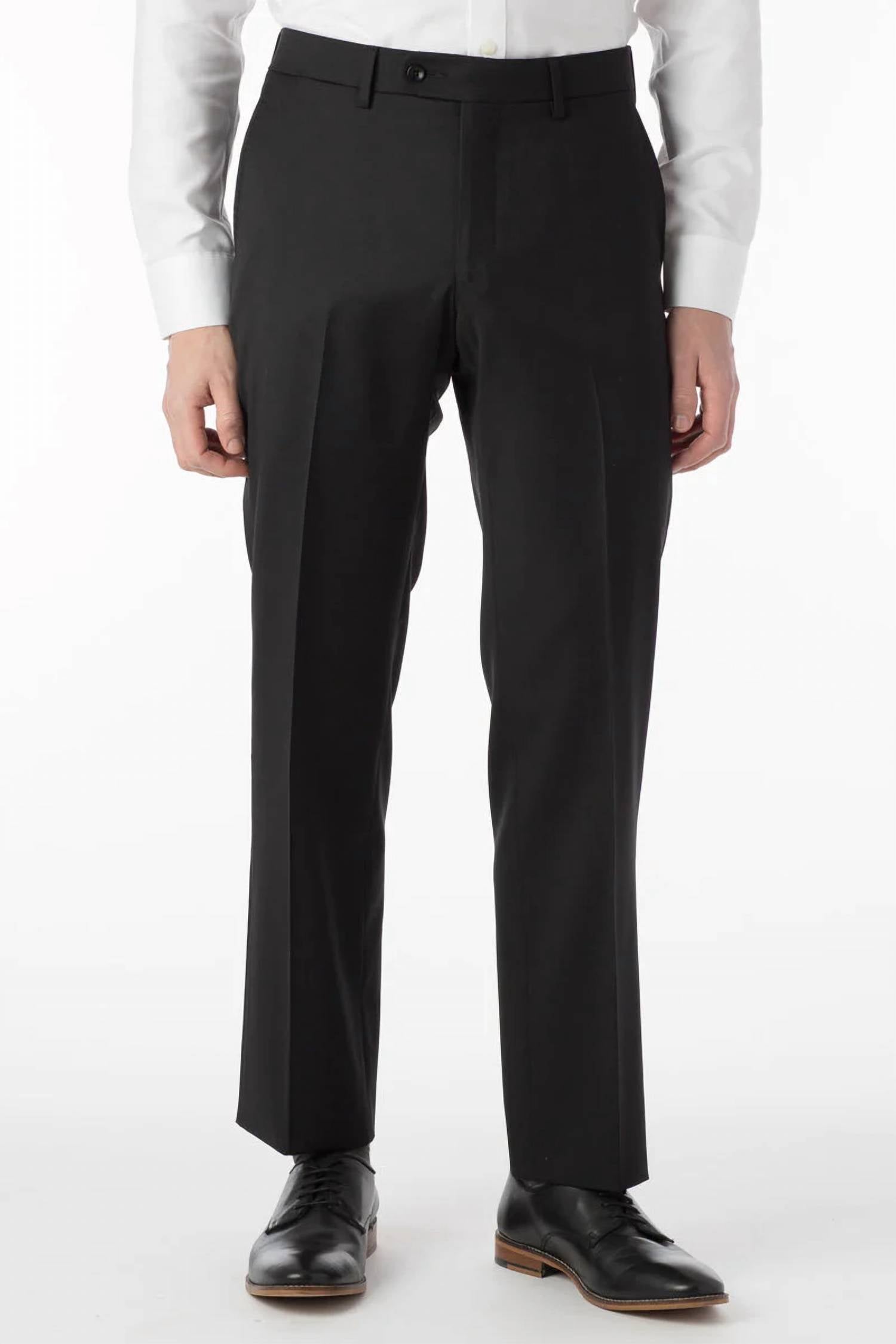 Ballin - Super 130s Loro Piana Wool Gabardine Flat Front Trouser - Park Traditional Fit