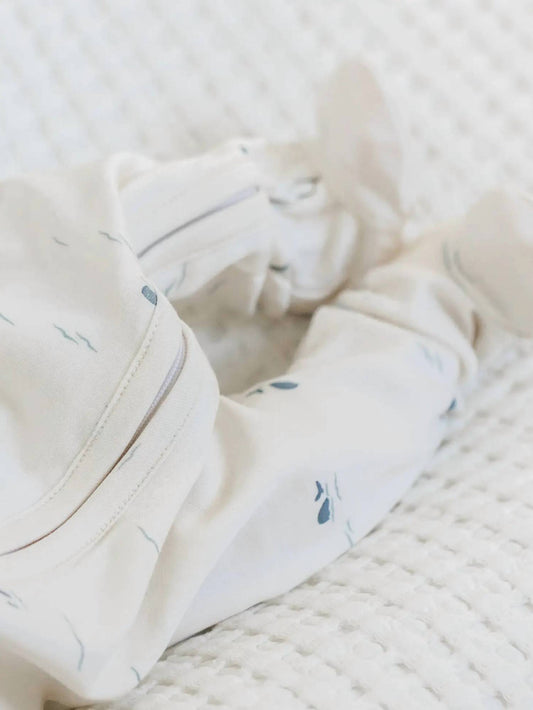 Colored Organics - Kid's Organic Peyton Footed Sleeper Jumpsuit