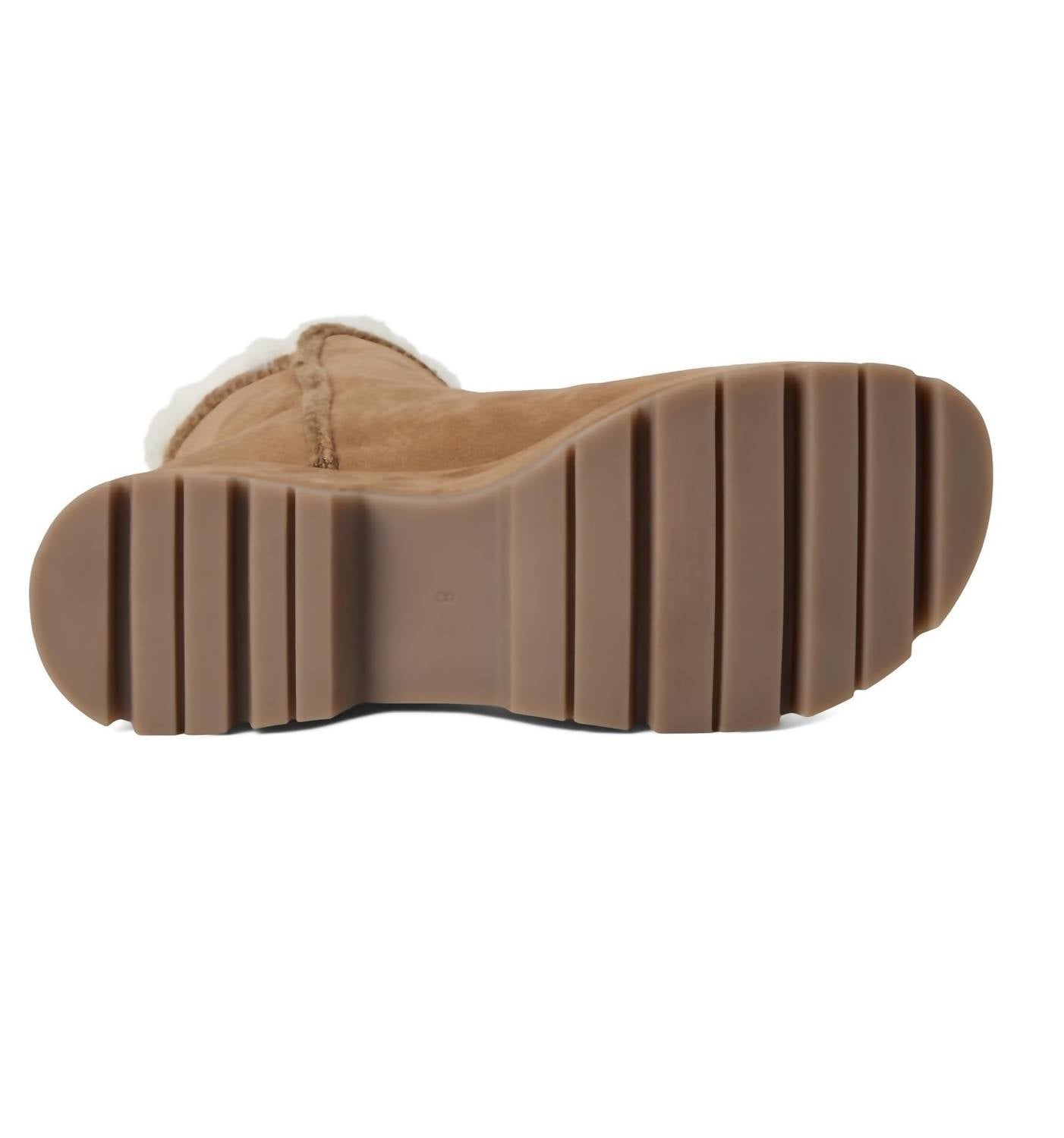 STEVE MADDEN Women's Tailor Boot in chestnut suede - women's shoe - view 5