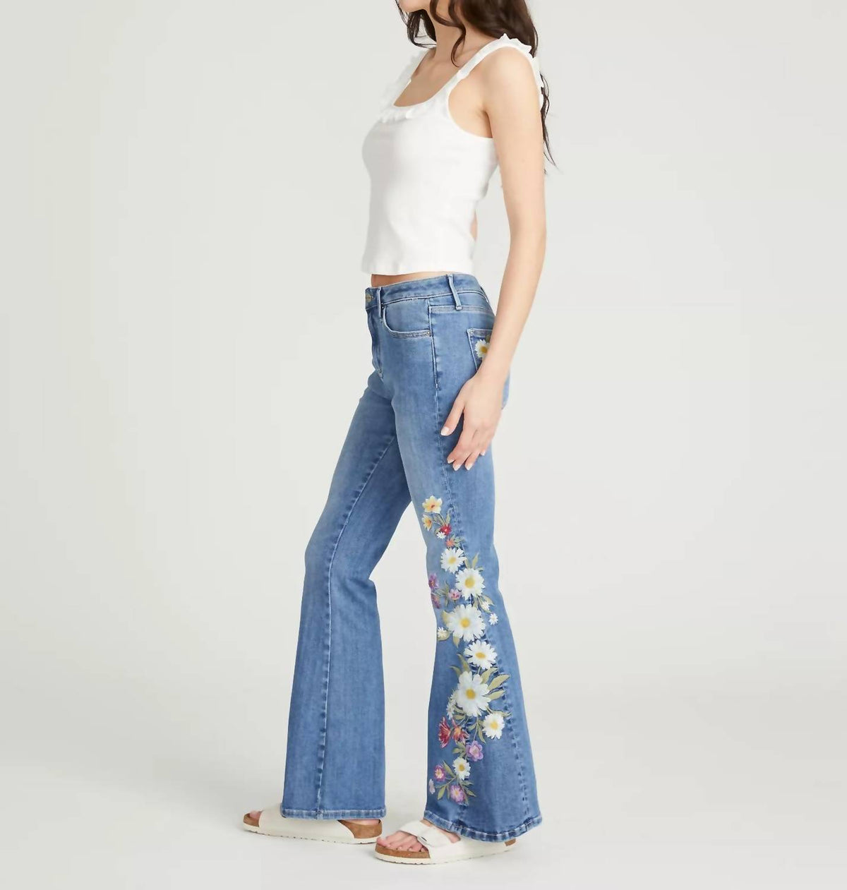 Driftwood - Fab Farrah Daisyland Flare Jeans