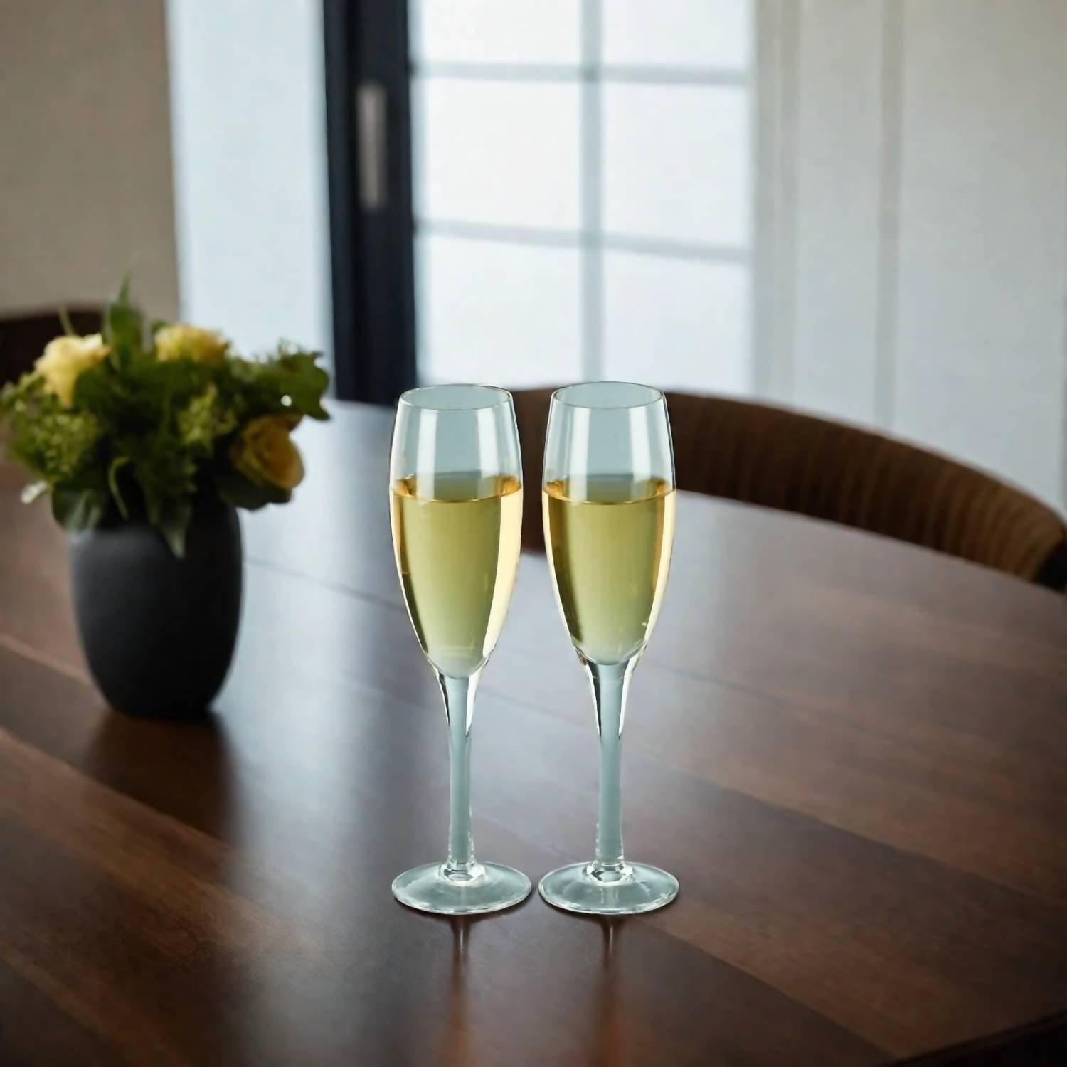 Creative Gifts International - Claro Toasting Flutes Set