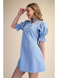 Glam - Diana Puff Sleeve Dress