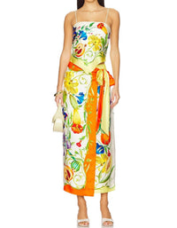 Alemais - Flores Scarf Top