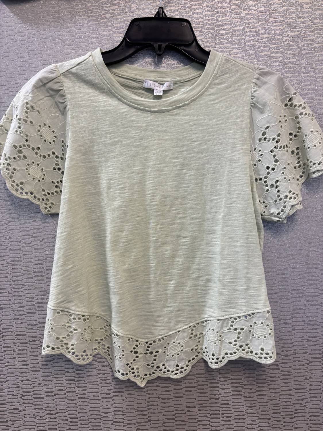 Design History - Eyelet Lace Top