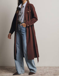 Forte - Marlo Longline Trench Coat