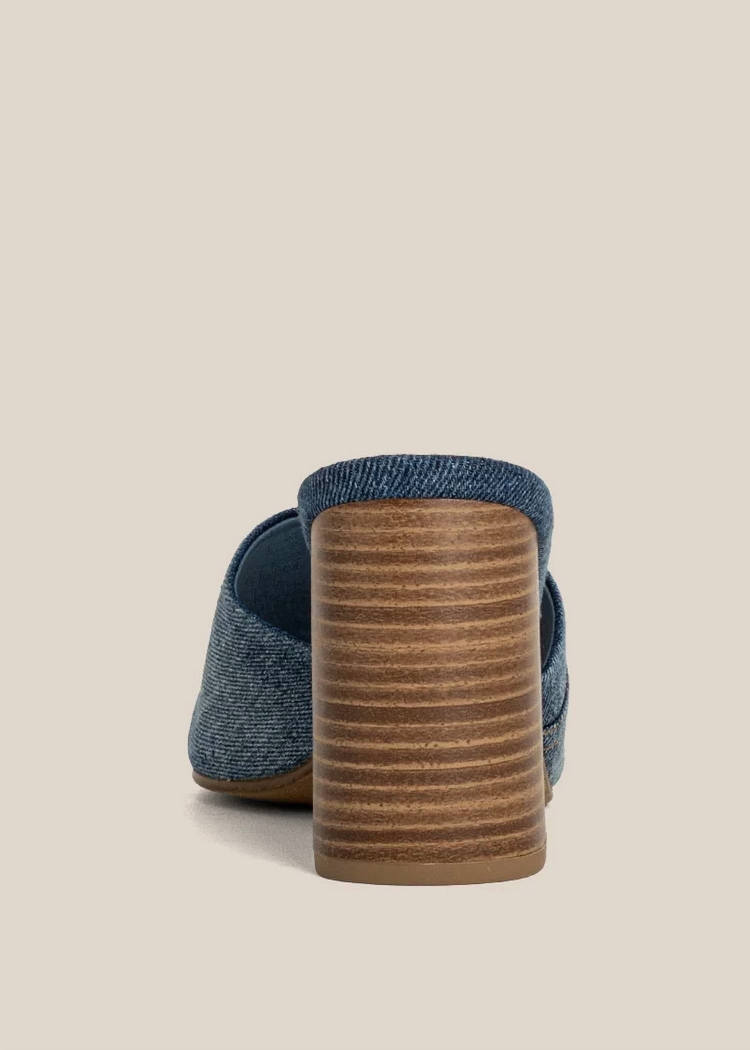 Shu Shop - Women's Elsy Block Heel Slide Sandal