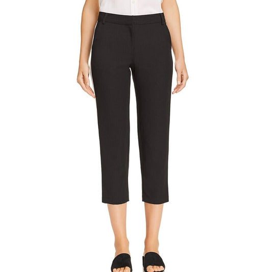 Aqua - Women's Tuxedo Stripe Capri Cropped Pants