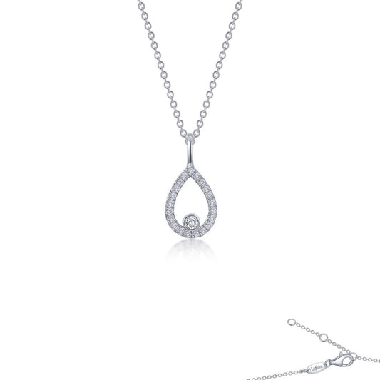 Lafonn - Women's Classic Pear-shaped Necklace