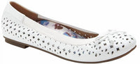 VIONIC Women's Spark Surin Ballet Flats in white - women's flats