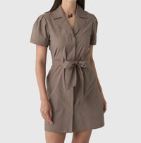 Brochu Walker Monaco Dress in terra - women's dress - detail view
