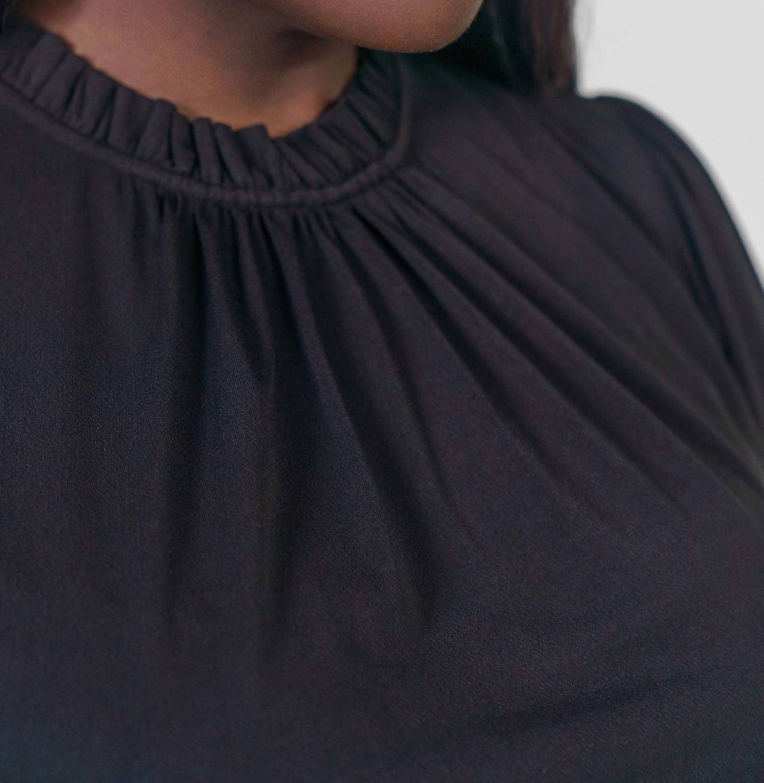 Marée Pour Toi - Knit Top With Chiffon Sleeves - Plus