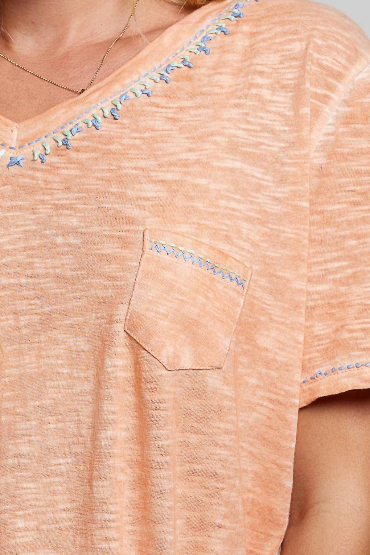 Pol - Hand-stitched Slub Tee