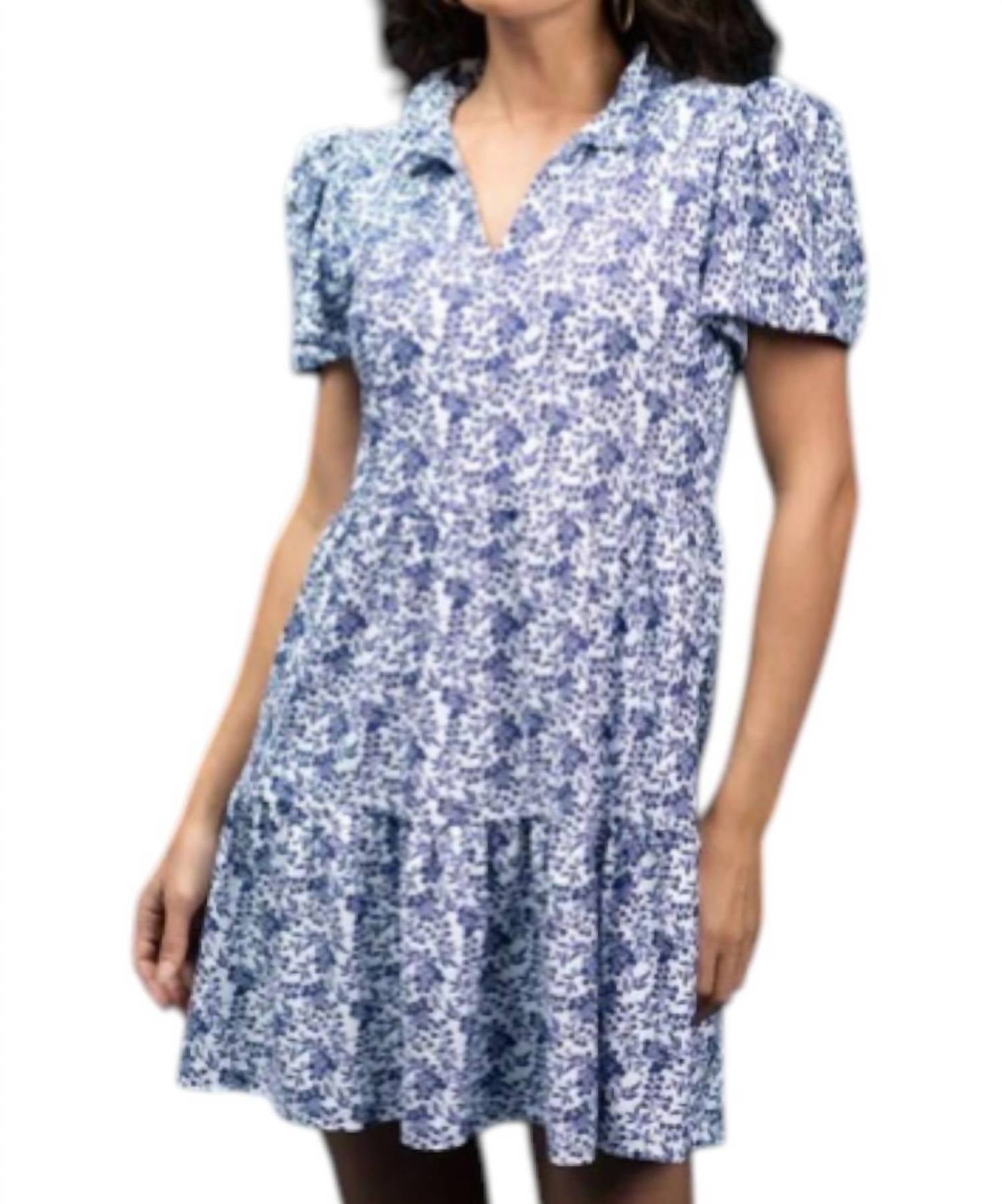 SMITH & QUINN Navy Dress in bluebonnet - women's dress