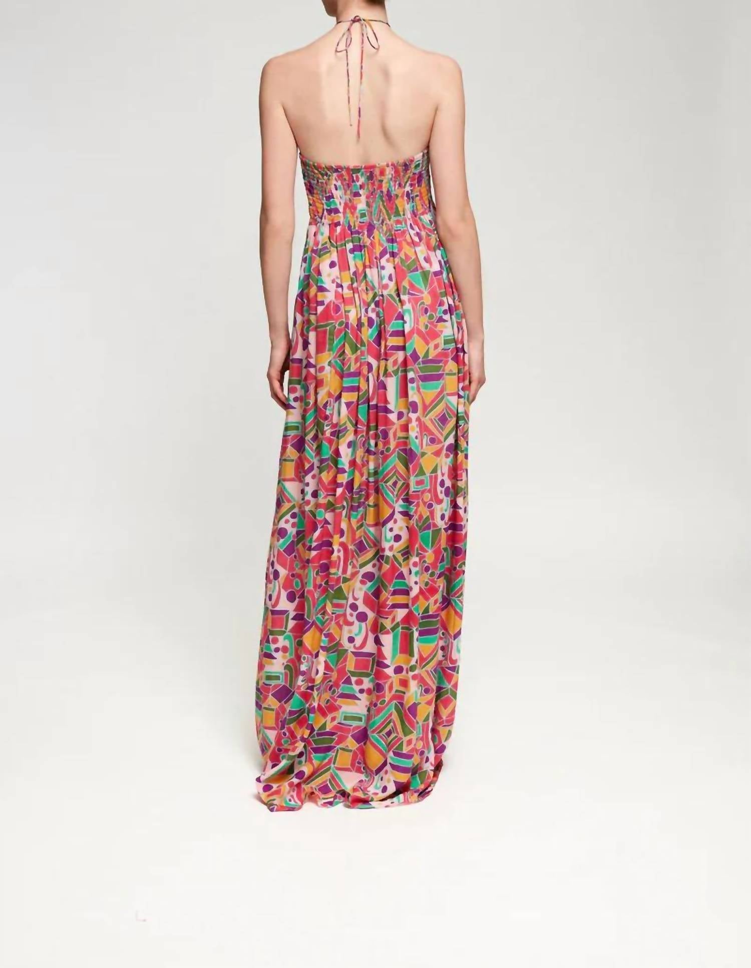 S/W/F - Halterneck Maxi Dress