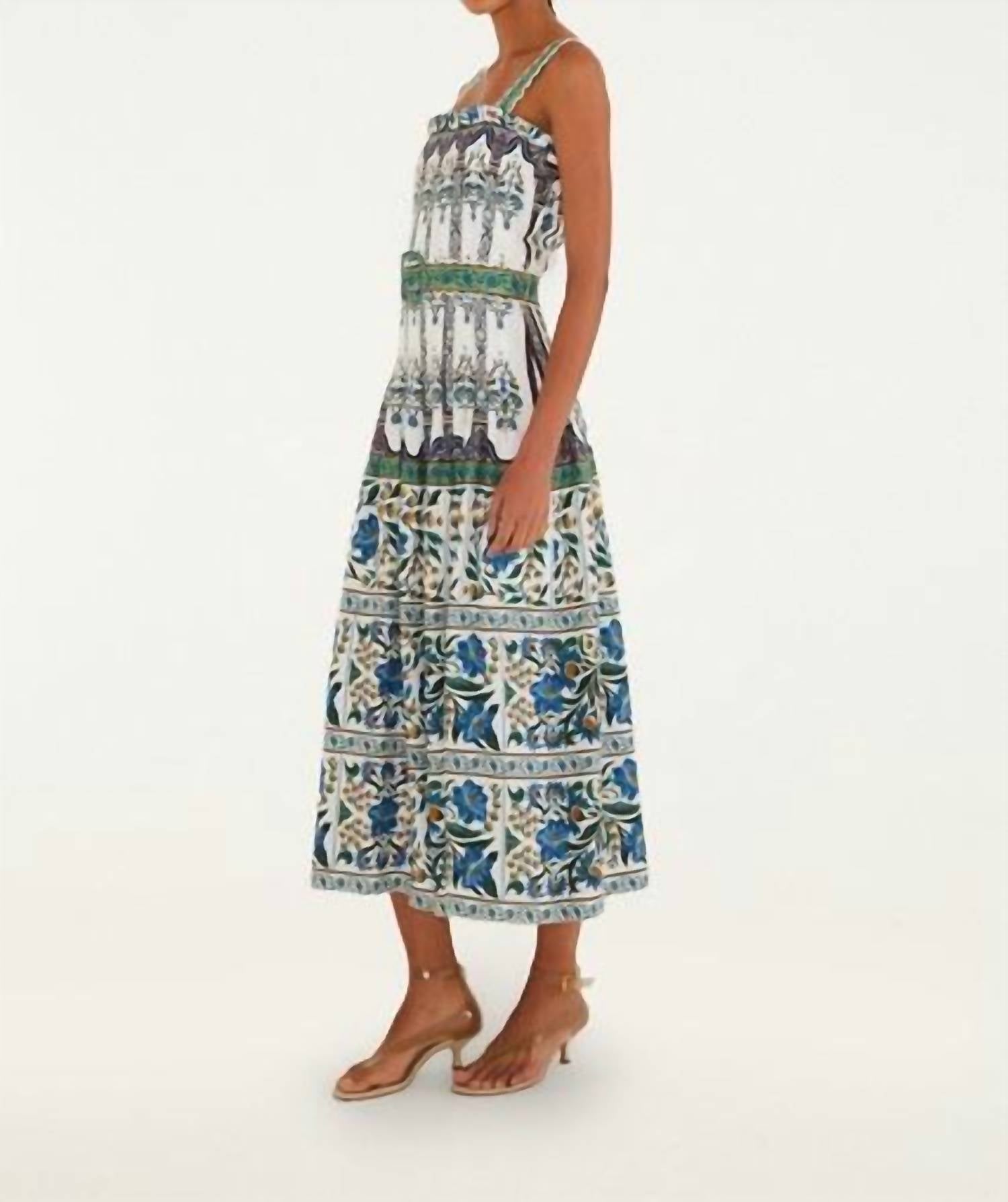 Farm Rio - Belted Midi Dress