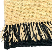 Shebobo - Women's Coco Fringe Crochet Straw Clutch