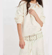 Free People - Trading Up Polo Sweater