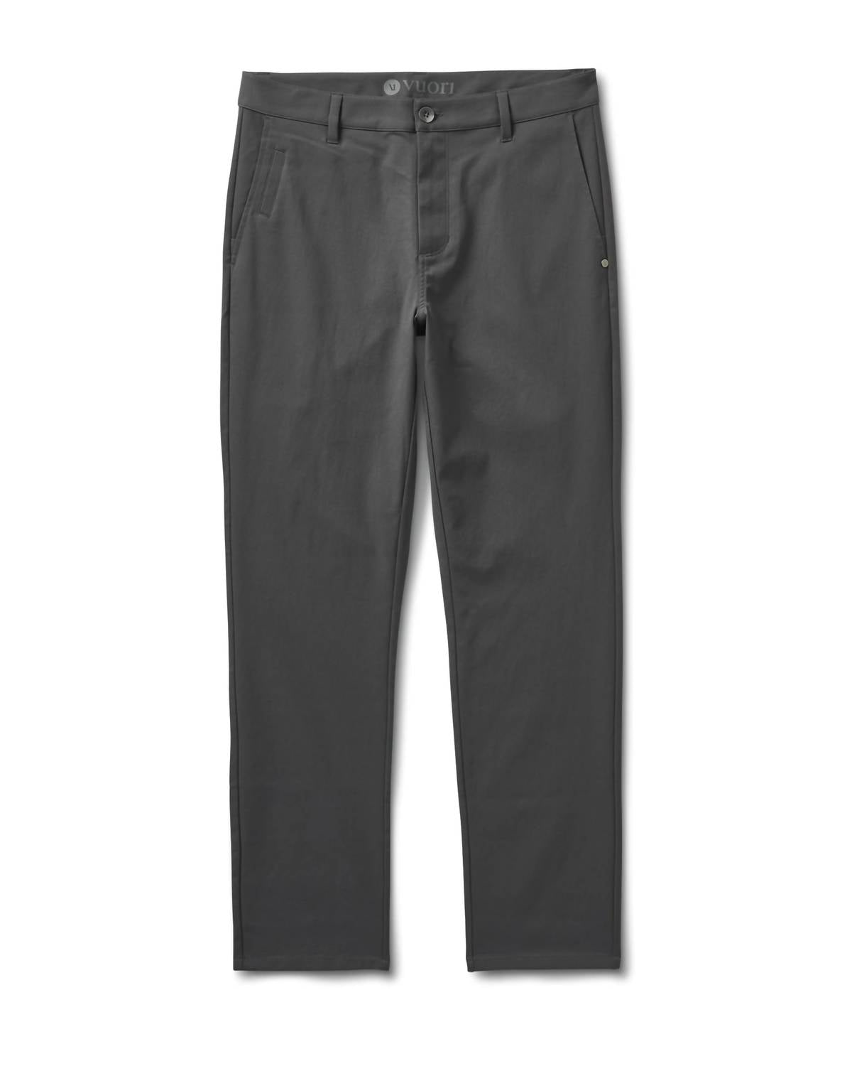 Vuori Cascade Tech Chino Pant in charcoal - men's pants - alternate view