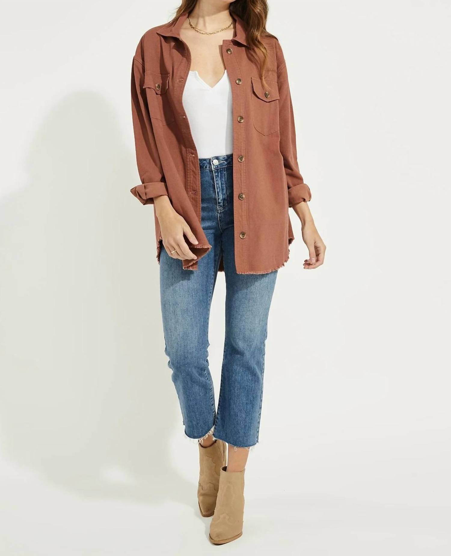 Gentle Fawn Guide Jacket in ginger - women's jacket