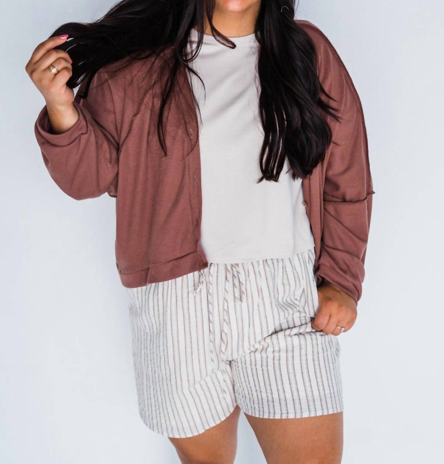Hot 'n Cold Thermal Cardigan