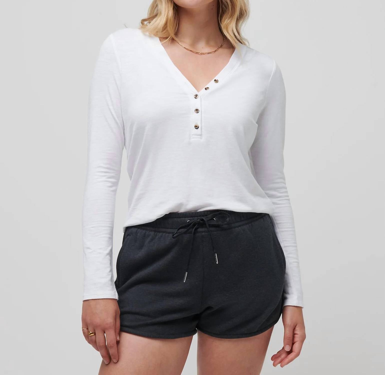 Travismathew - Cloud Long Sleeve Henley Tee