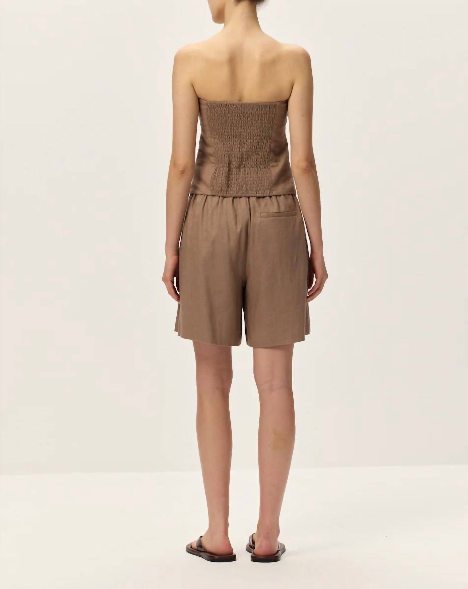 Elodie - High Waisted Mavi Shorts
