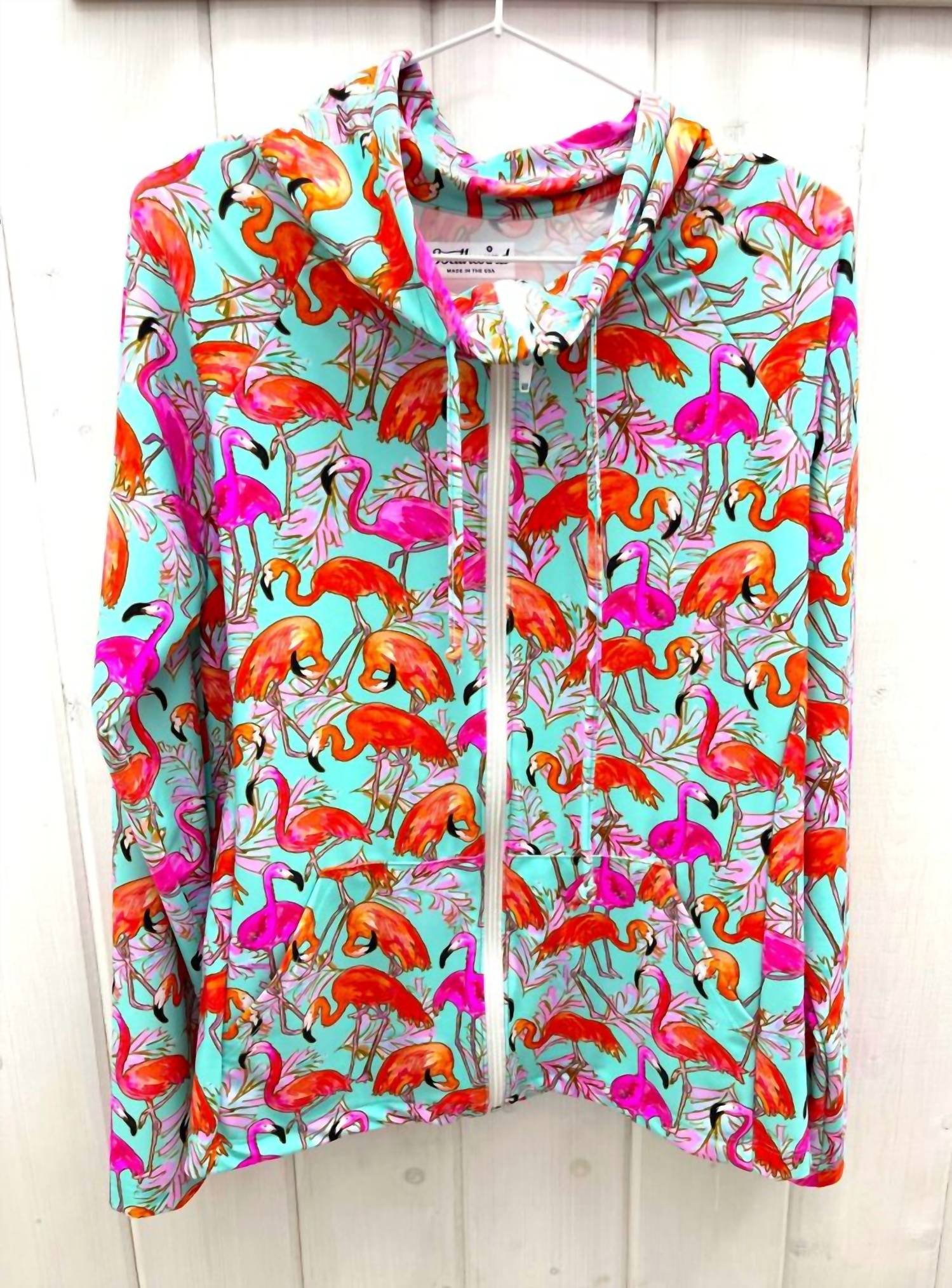 Southwind - Women's Tropical Flamingos Freeport Jacket