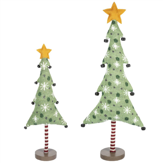 Ganz - Puffy Tree Set of 2