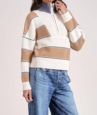 Elan - Hampton Quarter Zip Sweater
