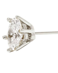 Kendra Scott Women's Cailin Crystal Stud Earrings in silver - women's jewelry - detail view