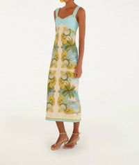 Farm Rio - Royal Sea Midi Dress