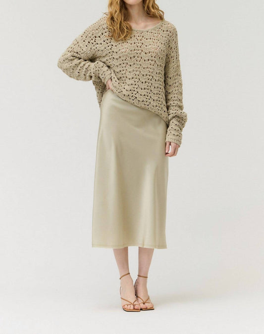 Nyland - Raine Satin Mermaid Fit Skirt