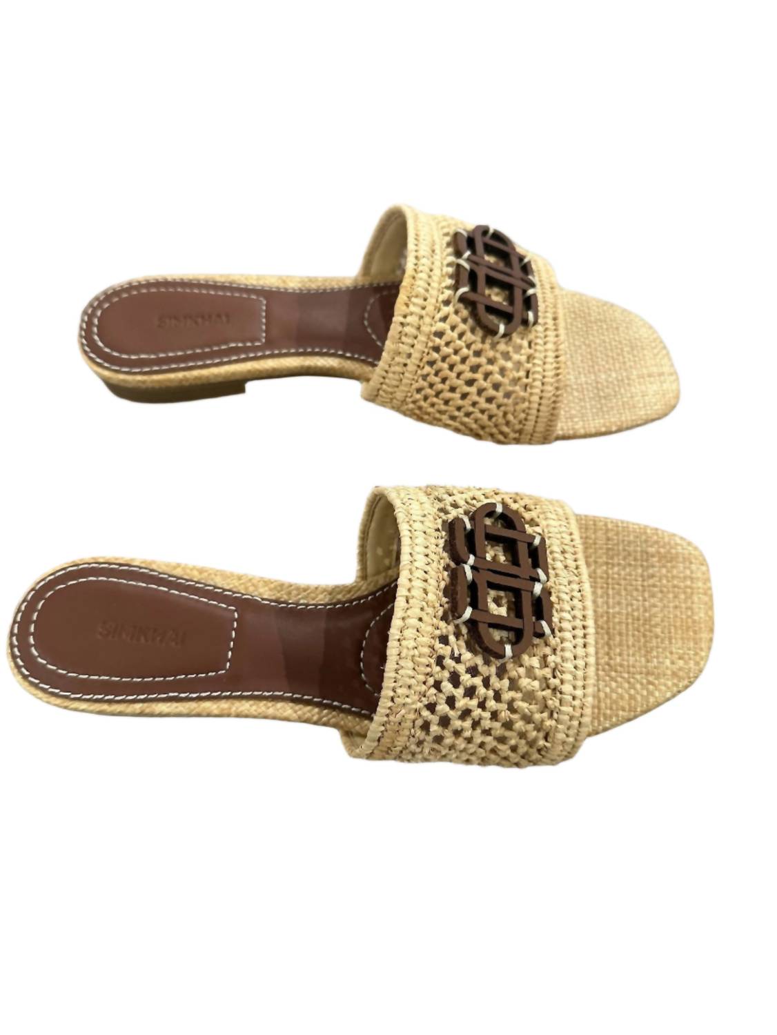 Simkhai - Women's Delphi Raffia Flat Sandal