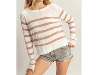 Hyfve - Casual Crew Raglan Knit Top