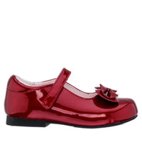 Nina Girls Krista Dress Shoes in red patent - kids' shoe - alternate view