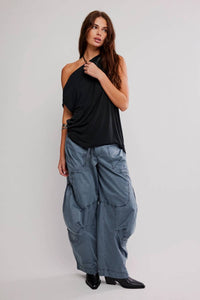 Free People - Cascadia Off-shoulder Henley Top