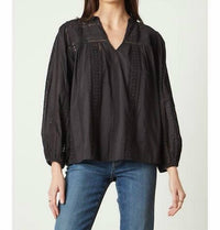 Velvet By Graham & Spencer - Embroidered Cotton Jordyn Blouse