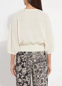 Lysse - Anabela Wide Sleeve Knit Linen Sweater