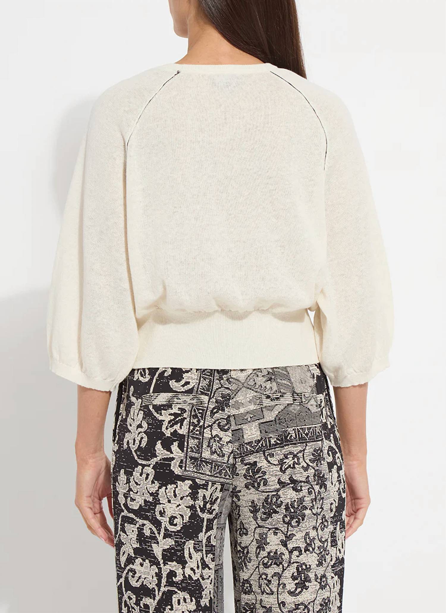 Lysse - Anabela Wide Sleeve Knit Linen Sweater