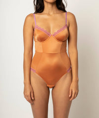 CYDNEY LACE TRIM UNDERWIRE BODYSUIT