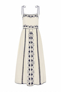 Carolina K - Allegra Linen Midi Dress