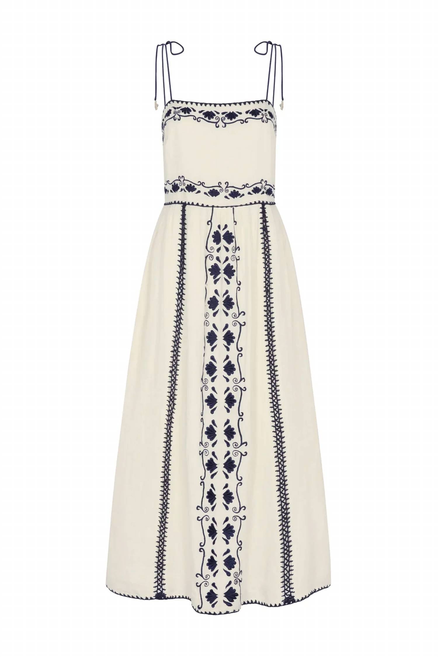 Carolina K - Allegra Linen Midi Dress