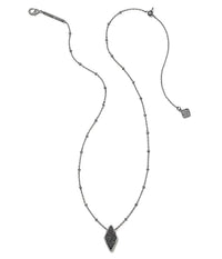 Kendra Scott Women's Kinsley Necklace in gun metal - women's jewelry
