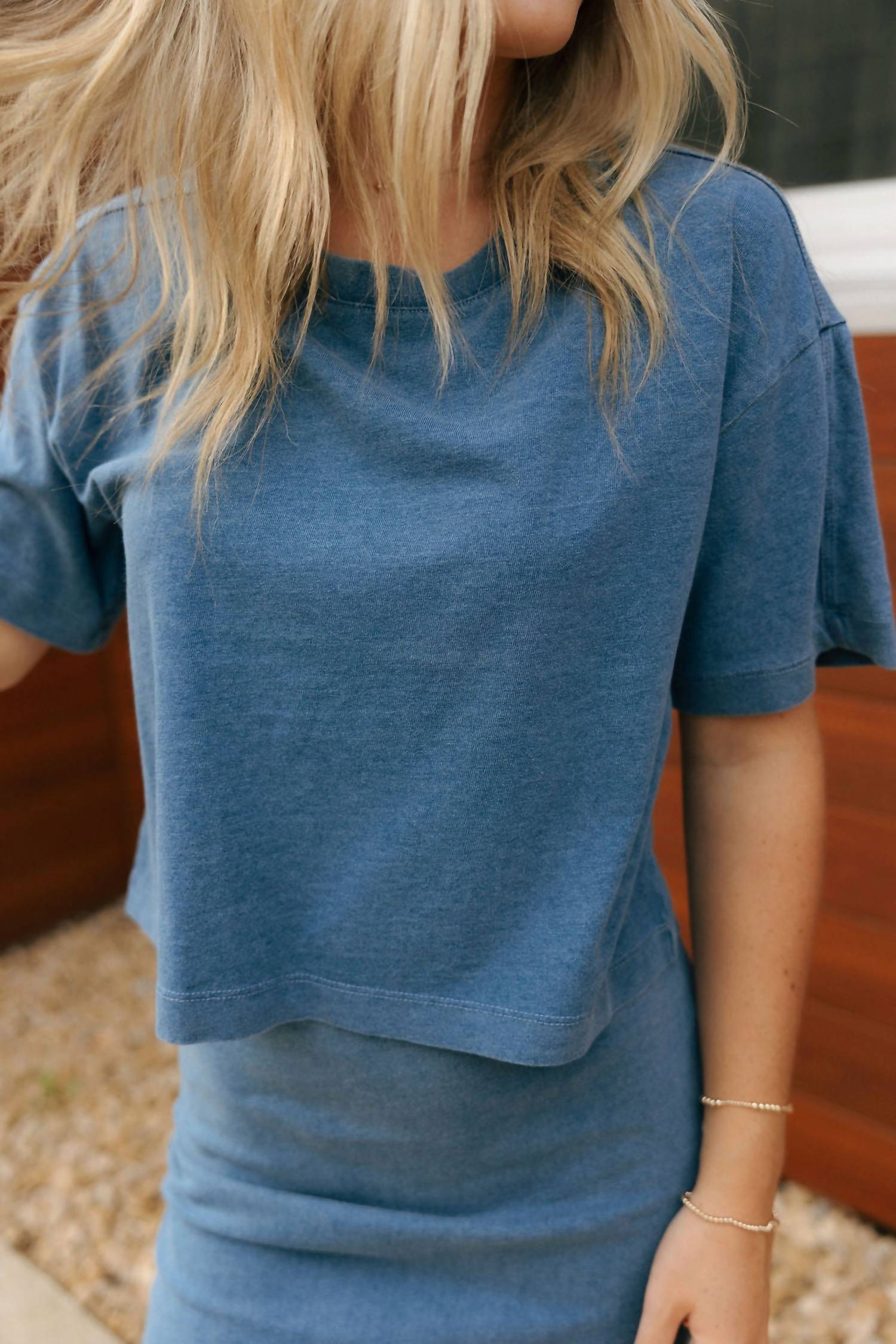 Z Supply - On The Go Jersey Denim Tee