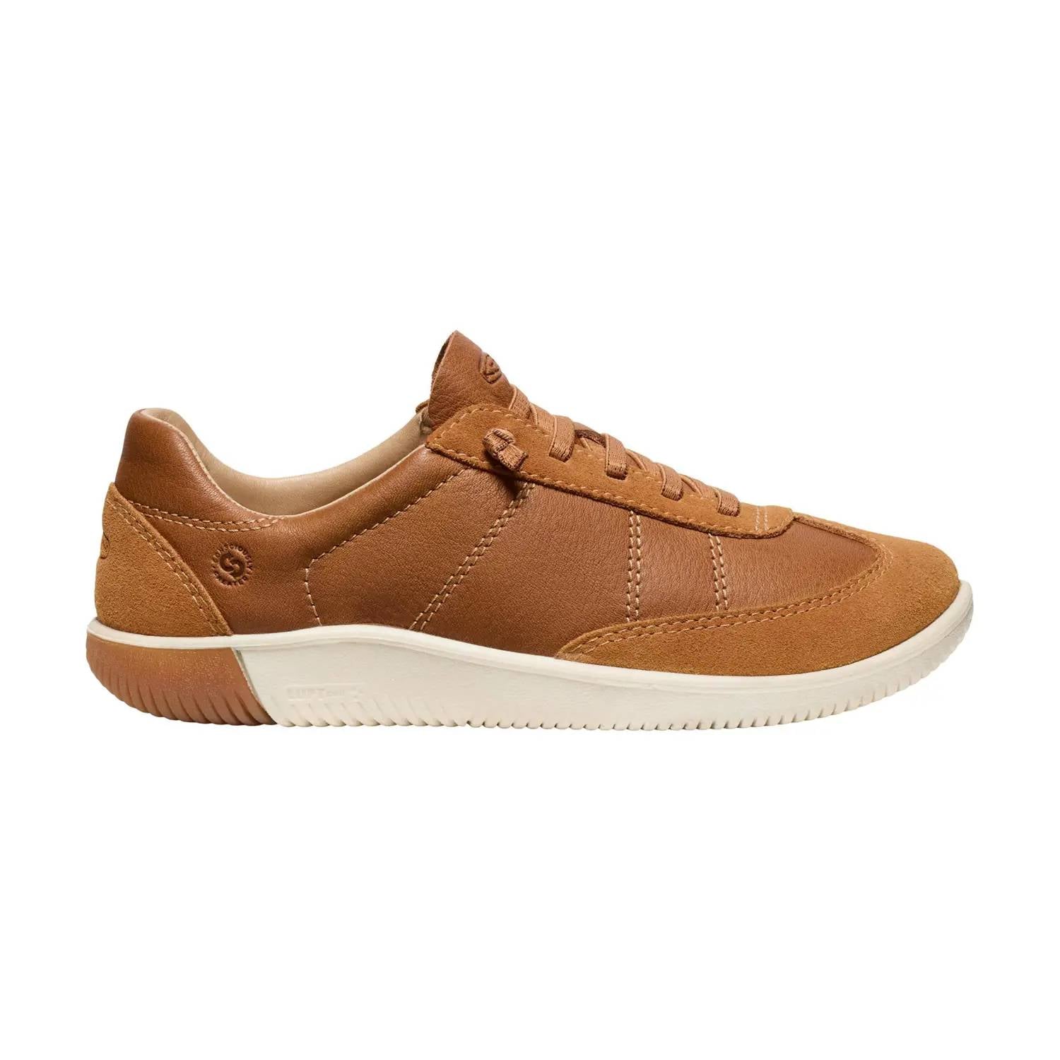 Keen Women's Knx T-toe Shoe in chipmunk birch - women's sneaker - detail view